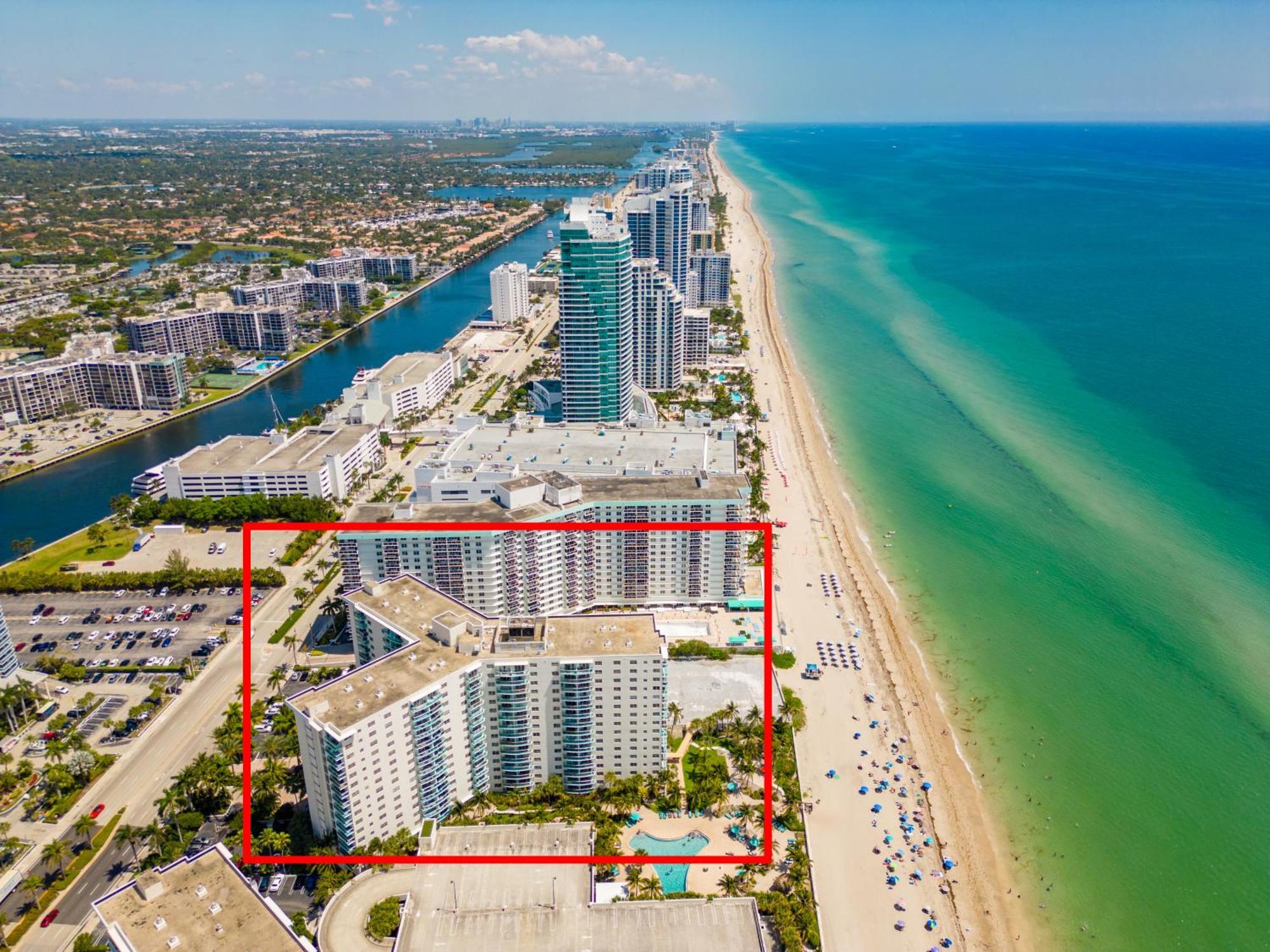 Modern 1 Bdr Oceanview With Direct Beach Access! Hollywood Exterior photo